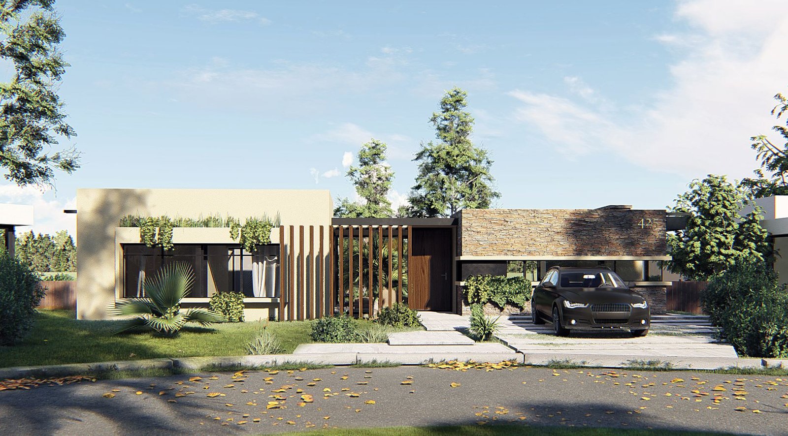 San Ramiro · Casas 424 y 425, Casa 425, frente