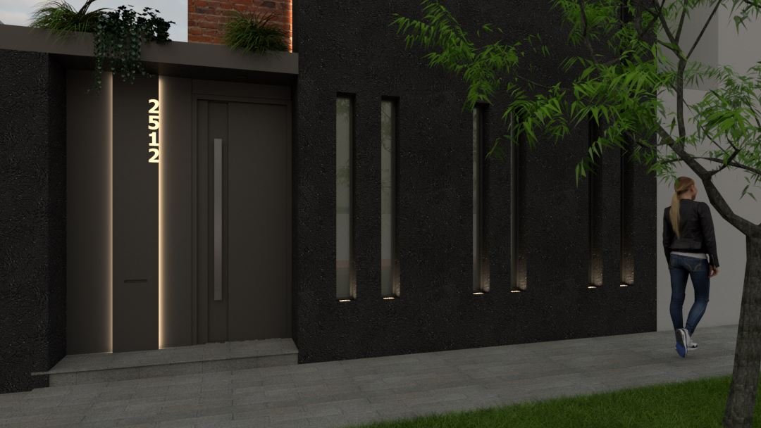 Azcuénaga · Casa I, Acceso